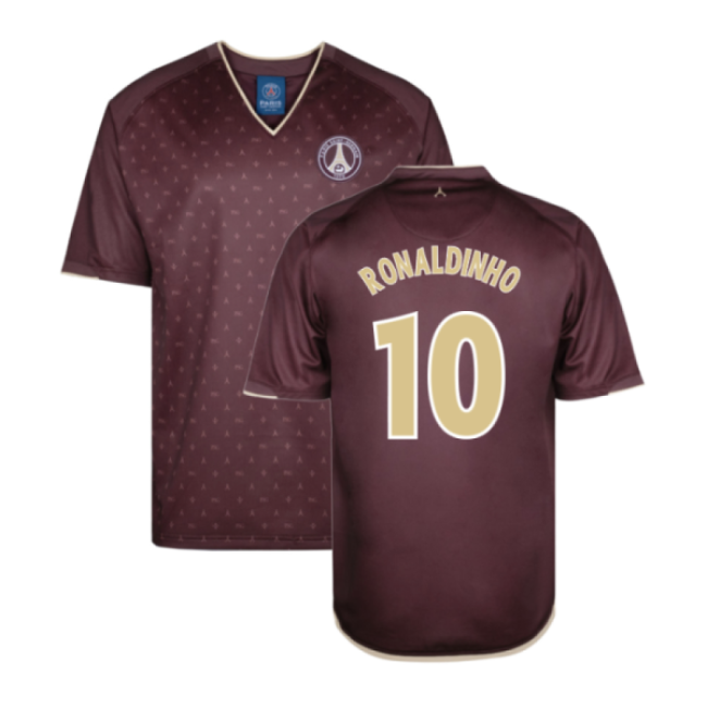 Teams,Psg Psg Away Club 2006-2007 Jersey Retro Shirt (Ronaldinho 10)