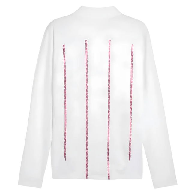 2024-2025 Man City Prematch 1/4 Zip Top (White)