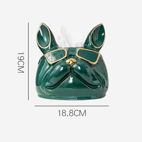 LeFur Frenchie Shaped Tissue Dispenser Box