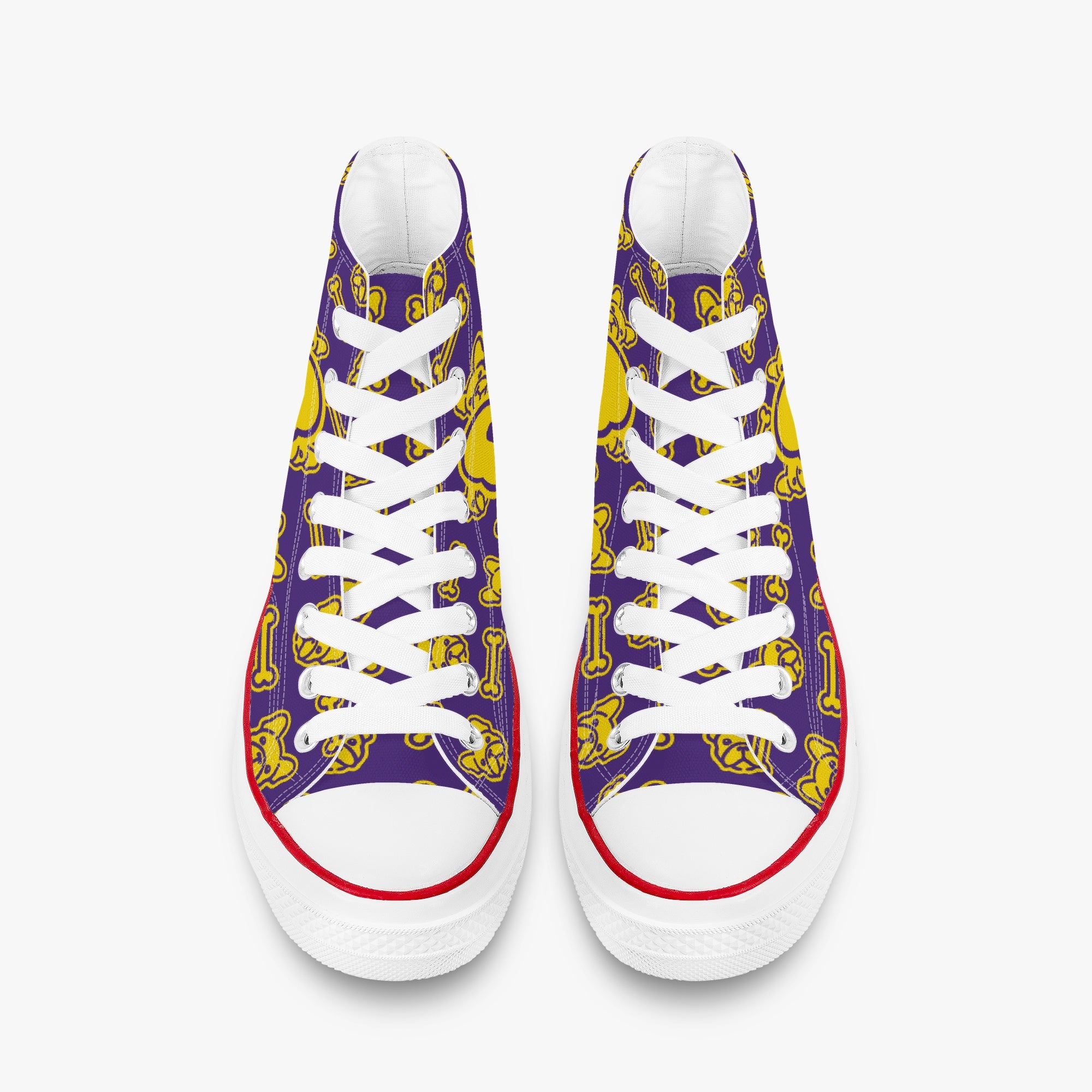 Theo - Personalized High-Top Canvas Shoes