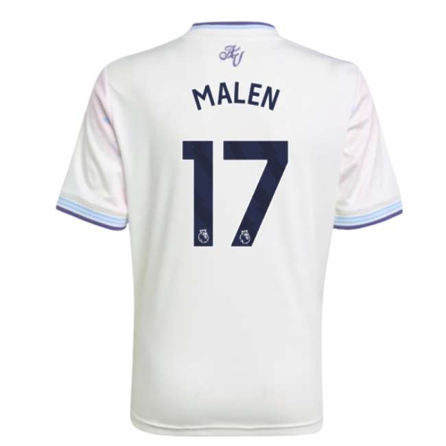 Authentic 2025-2026 Aston Villa Third Shirt - Kids (malen 17)
