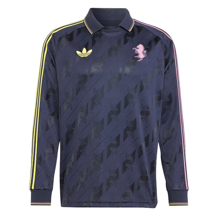 2425 Juventus Lifestyler Long Sleeve Shirt - Official Replica 7873
