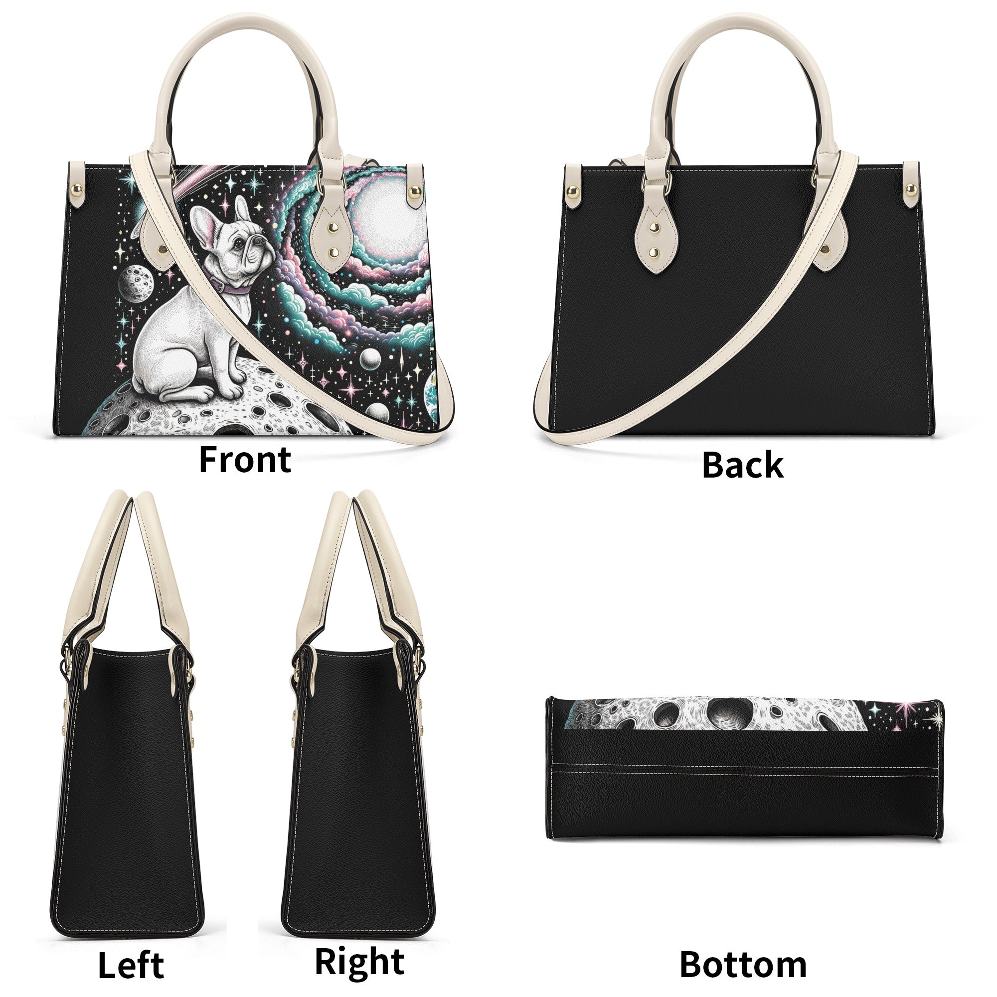 French Bulldog Lover Charlie Luxury Women Handbag Gift For Dog Lovers