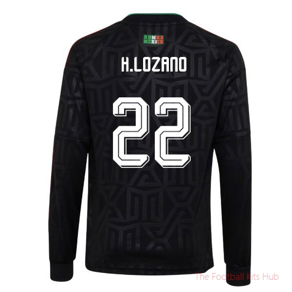 2026-2027 Mexico Third Long Sleeves Shirt (Kids) (H.Lozano 22)