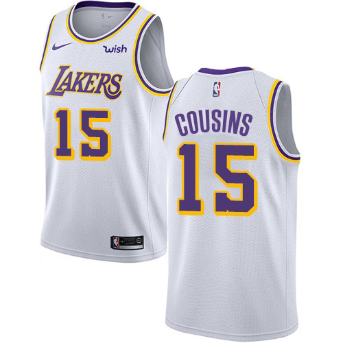 Lakers White Angeles Lakers #15 Nike Jersey - Discounted Quality