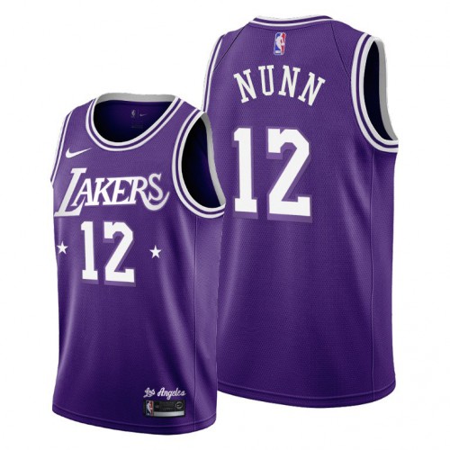 Purple LAL Angeles Lakers #12 High-Quality Jersey Premium Quality