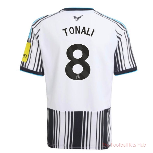 Football Newcastle 2026-2027 Home Shirt (Kids) (Tonali 8)