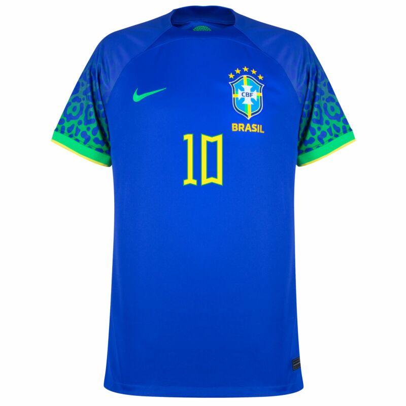 NEYMAR JR 2022 WORLD CUP BRAZIL Replica AWAY JERSEY