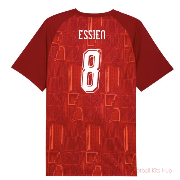 [LK] 2026/27 Ghana Warm Up Jersey (Dark Crimson) (Essien 8)