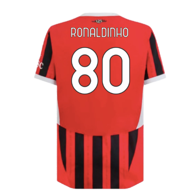 High Performance Official Acm Ac Milan Home Authentic Shirt Ronald...