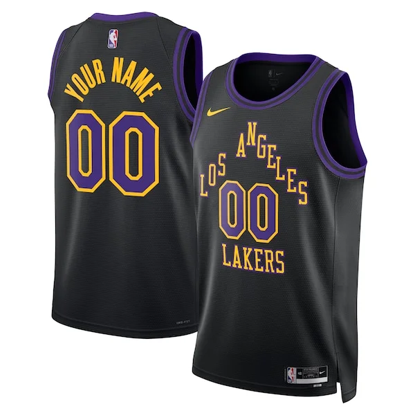 Los Angeles LAL Swingman Jersey - high-quality classic - Black