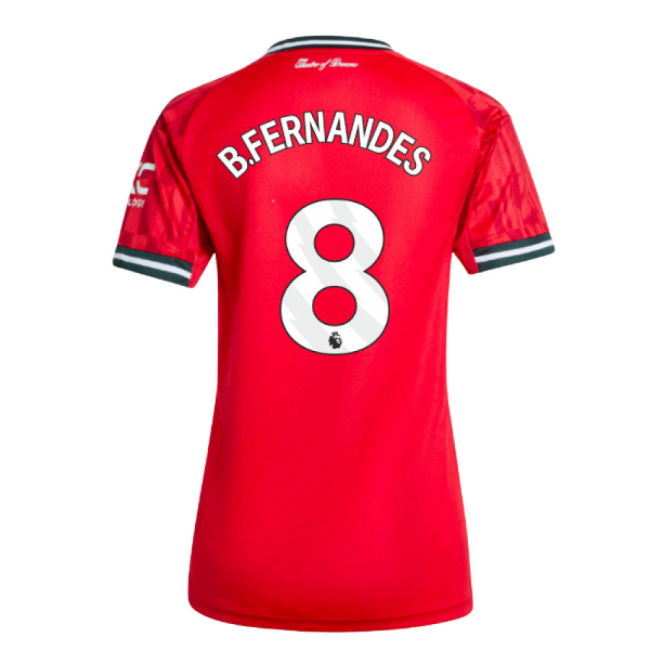 2025-2026 Man Utd Home Shirt (Womens) (B.Fernandes 8)