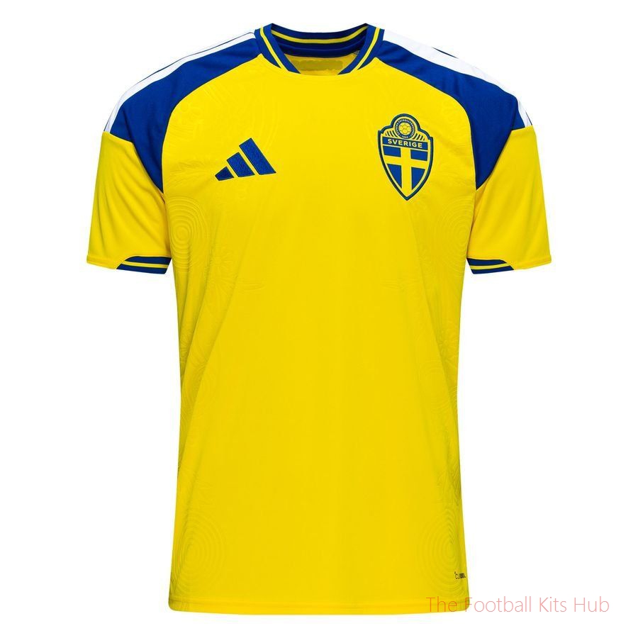 Sweden Home Shirt World Cup 2026