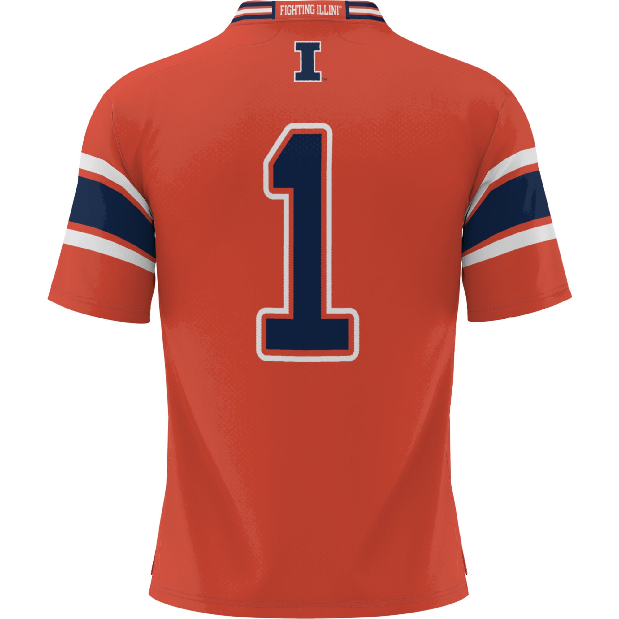 Youth #1 Orange Illinois Fighting Illini Football Jersey