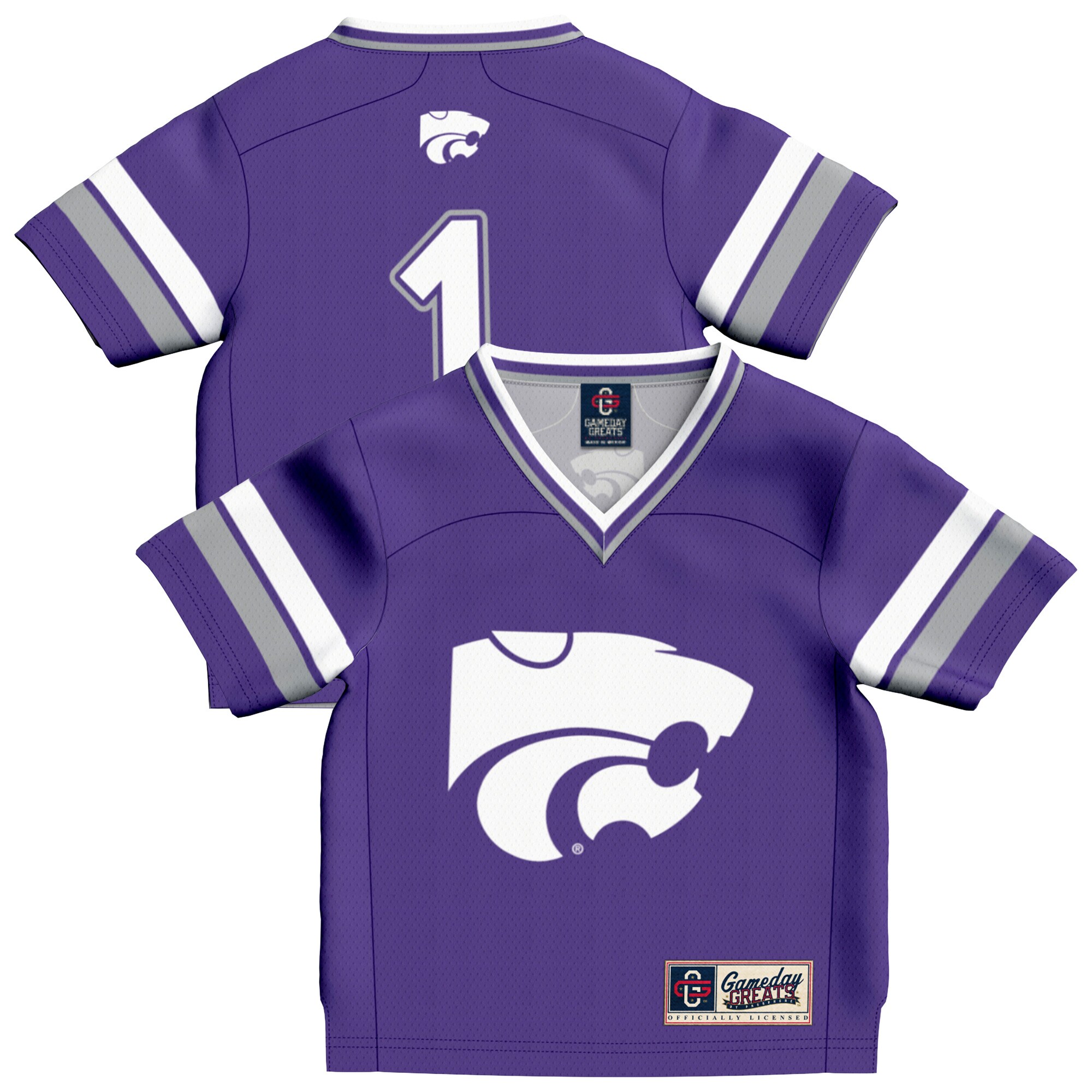[DDG] Kansas State Wildcats GameDay Greats Infant Collegiate Football Fashion Jersey - Purple