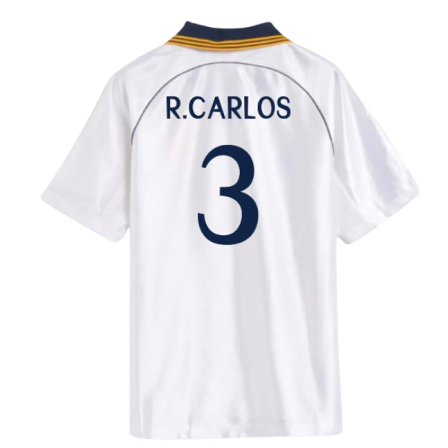 Match-ready Home Real Madrid R.carlos Jersey 2025-2026 Flexible