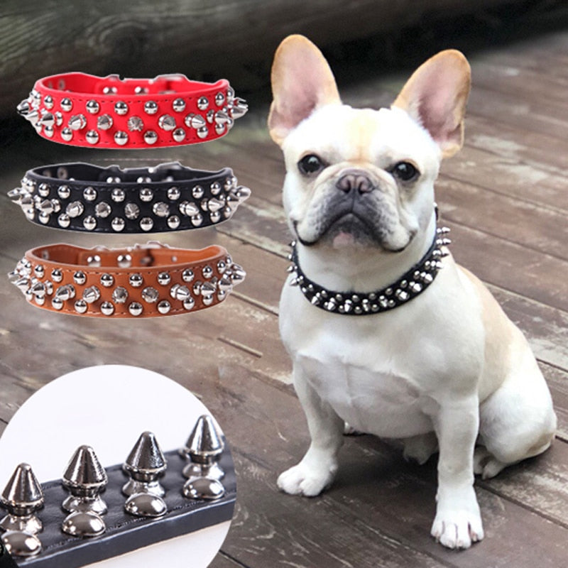 Comfort-Optimized Adjustable Leather Frenchie Collar Neck Strap for I...