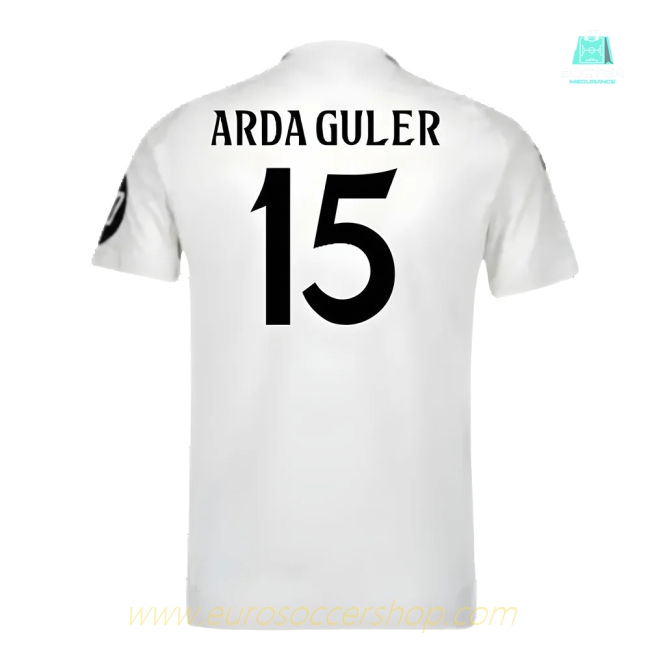 2024-2025 Real Madrid Authentic Home Shirt (Arda Guler 15)