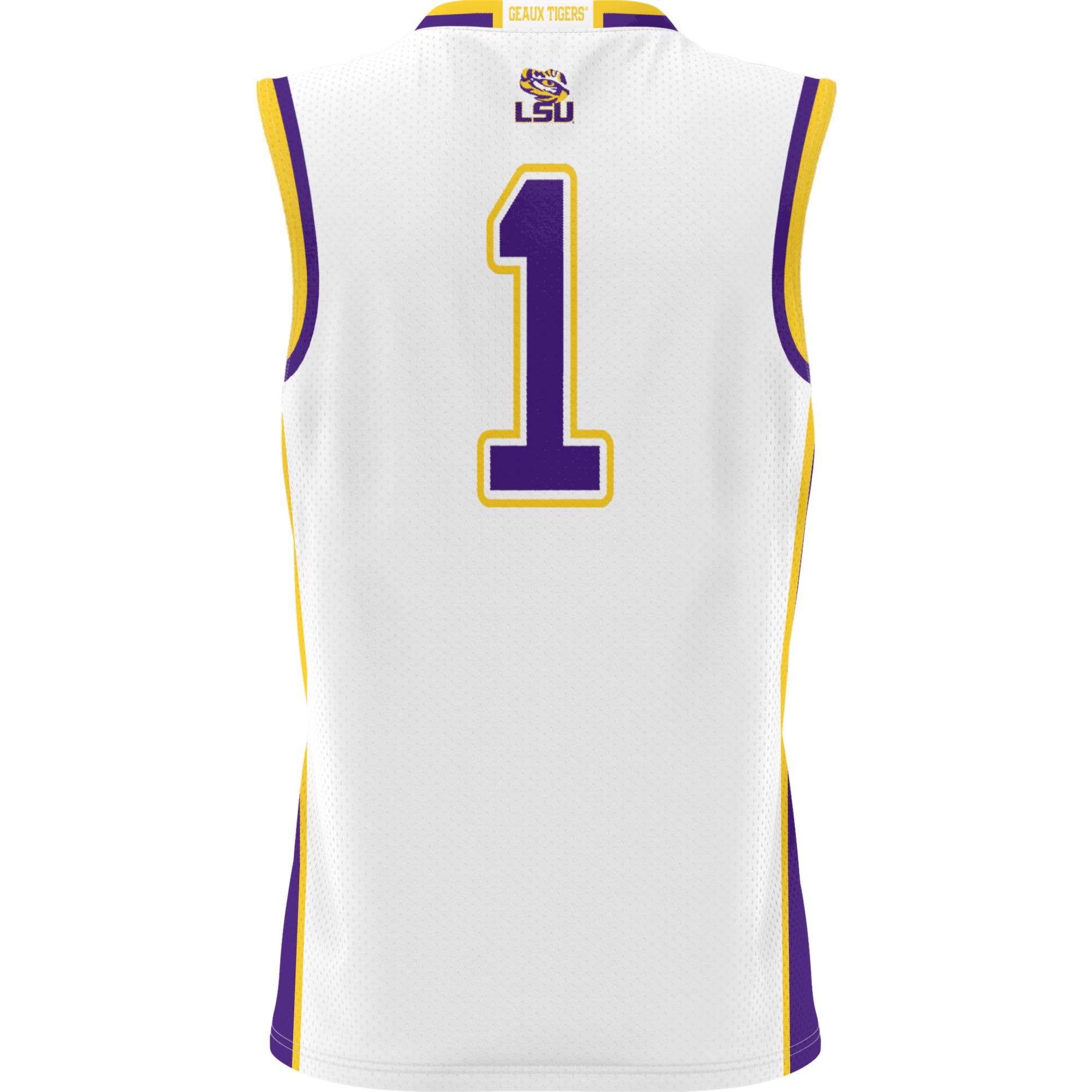 [NJP] LSU Tigers GameDay Greats Lightweight Basketball Jersey - White