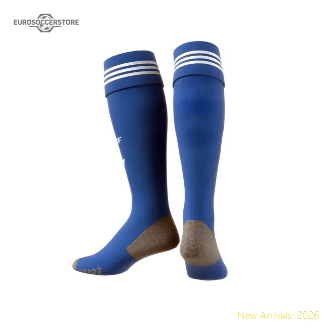 Top-Quality Genuine 2025-2026 Real Madrid Third Socks (Blue)