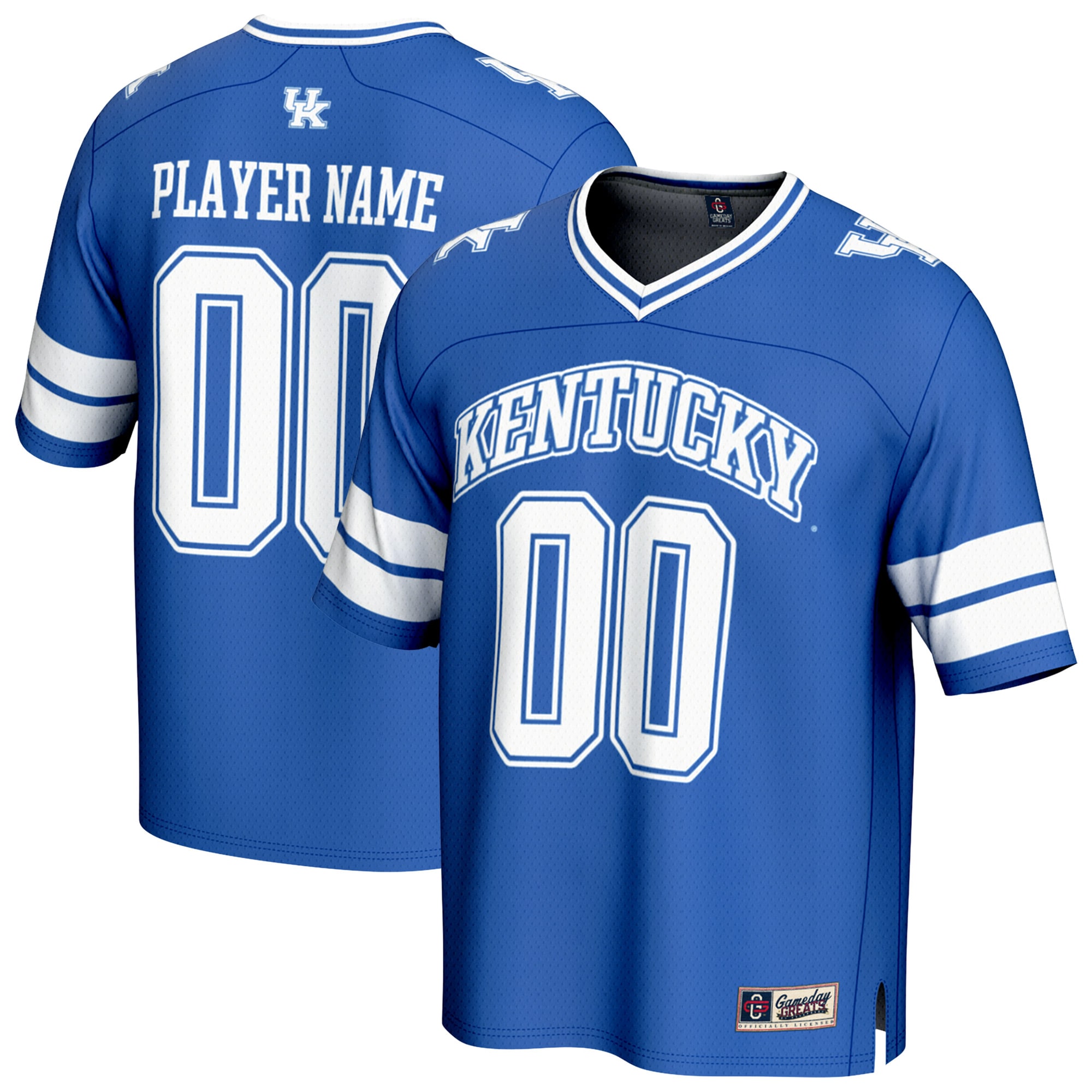 [NJP] Kentucky Wildcats GameDay Greats Unisex NIL Pick-A-Player Football Fashion Jersey - Royal