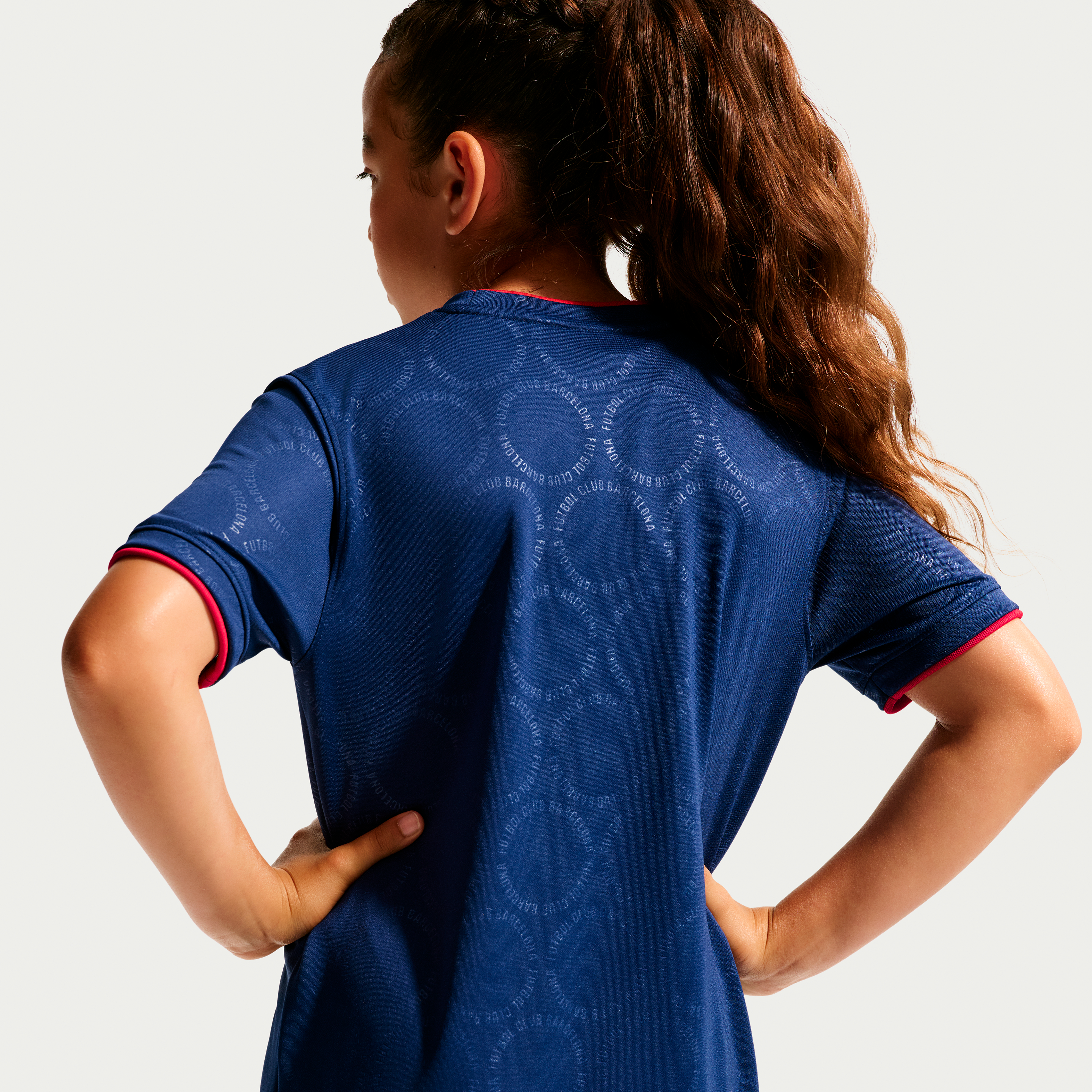 [JED] Barcelona Youth 2026/27 Dri-FIT Pre-Match Jersey Top - Royal
