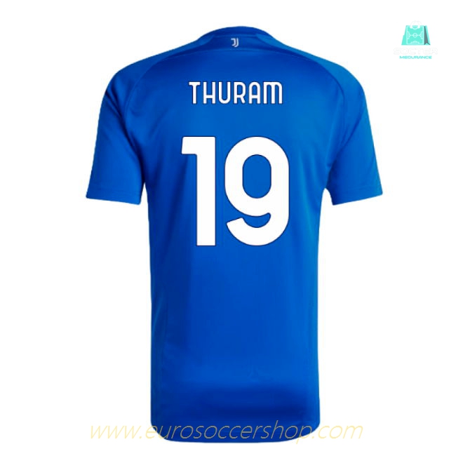 2025-2026 Juventus UBP Jersey (Royal) (Thuram 19)