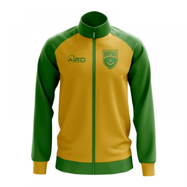Match-Ready Mauritania Concept Football Track Jacket (Yellow)