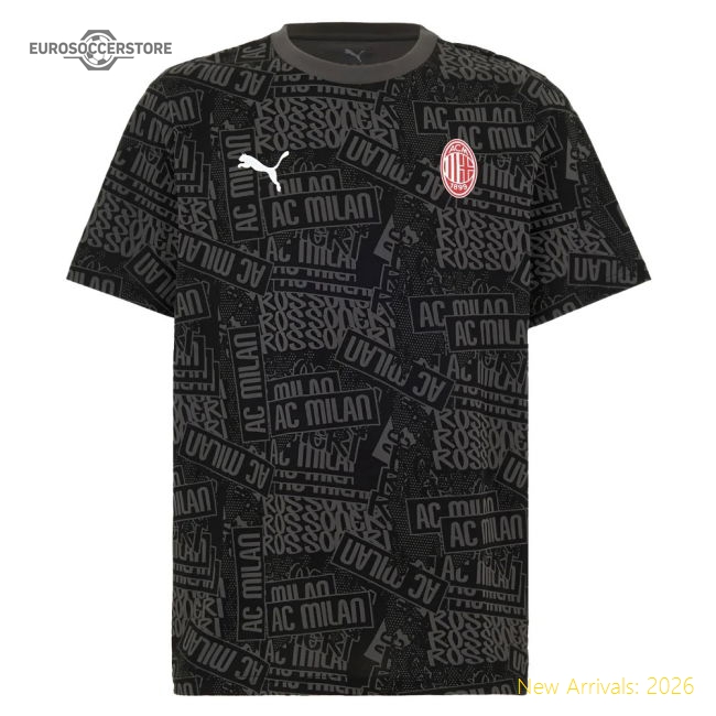 Ac Milan Home High-end Jersey Official Design Moisture-wicking
