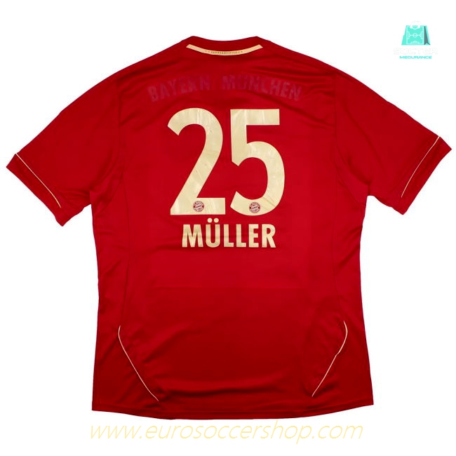 Bayern Munich 2011-13 Home Shirt (XL) Muller #25 (Good)