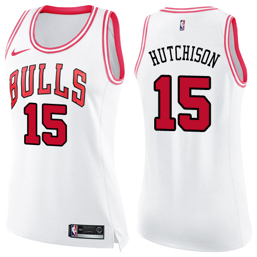 Nike Hornets White Chicago Bulls #15 Jersey - NBA Fan Apparel