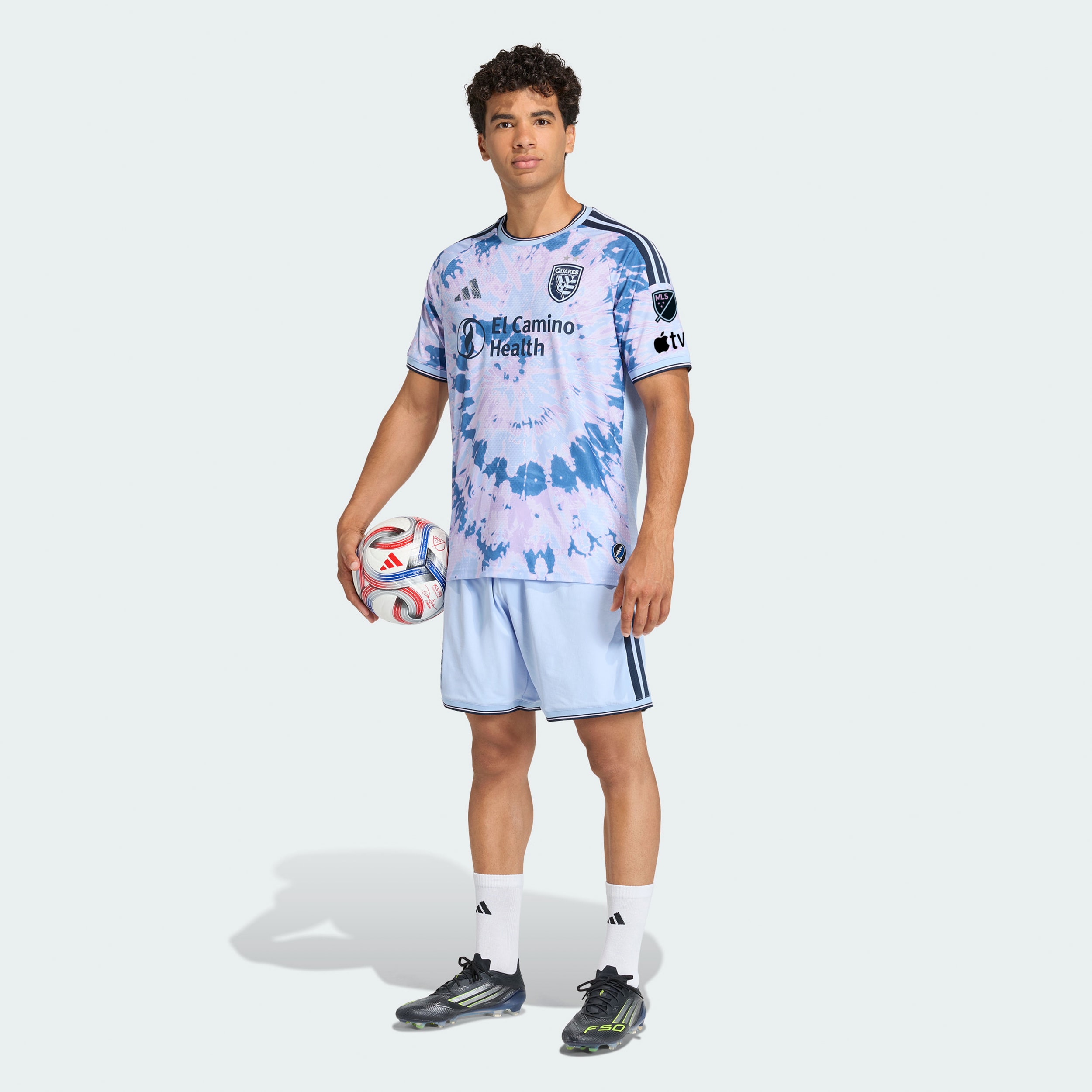 [SJH] San Jose Earthquakes 2026 The Dead Kit On-Field Authentic Patch Jersey - Light Blue