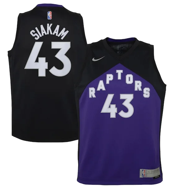 Pascal Siakam TOR Performance Basketball Jersey - Black - Fan Favorite
