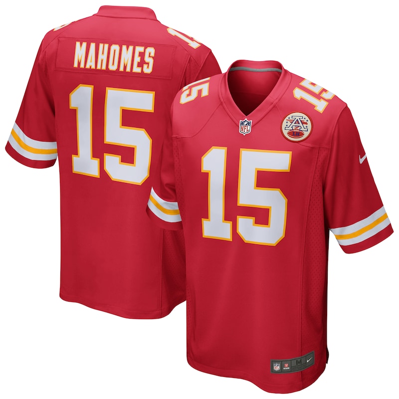 None Patrick Mahomes KC Chiefs Stylish Durable Jersey for NFL Fans
