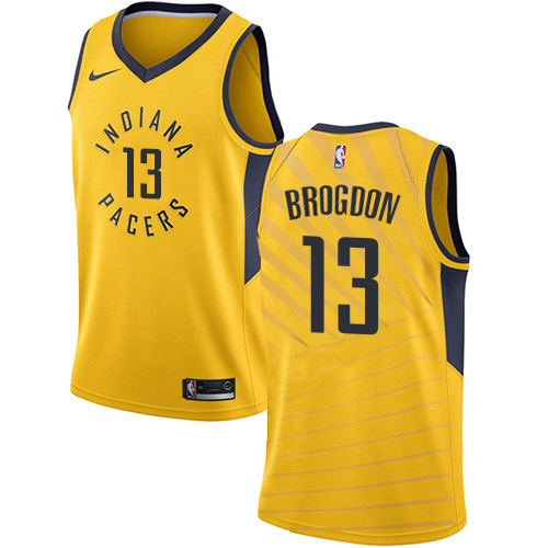 Pacers Gold Indiana Pacers #13 Nike Jersey - Value-Priced Quality