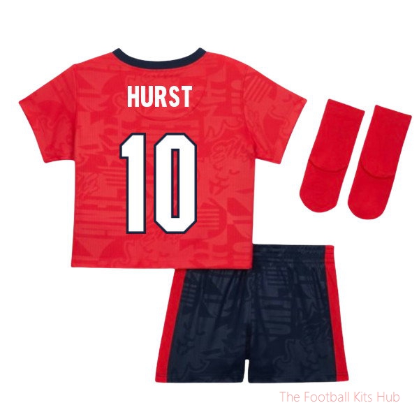 England 2026-2027 Away Kit Team Shirt Hurst #10 - Stadium Edition