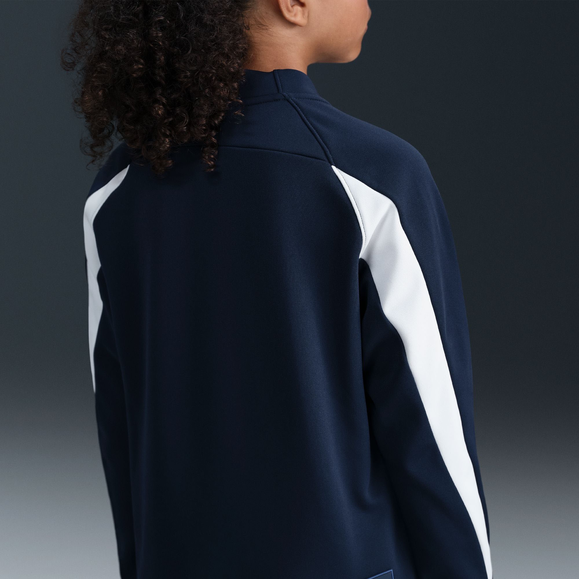 [JED] Chelsea Youth 2025/26 Academy Winter Warrior Drill Training Jersey Top - Navy