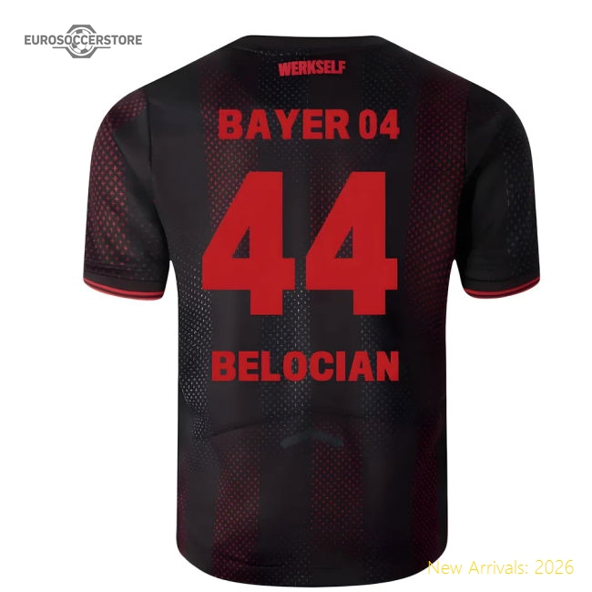 Authentic 2025-2026 Bayer Leverkusen Home Shirt (Kids) (Belocian 44)
