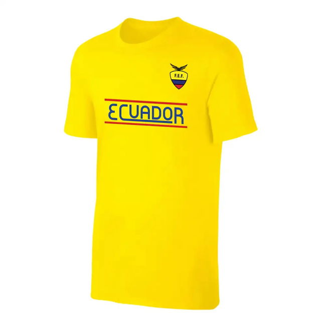 Athletic Ecuador Ca T-Shirt - Yellow Professional Match