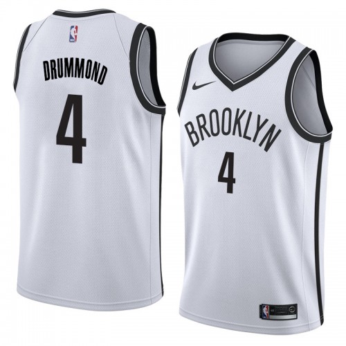 Nike Nets White Brooklyn Nets #4 Jersey - Economical Game Day Wear