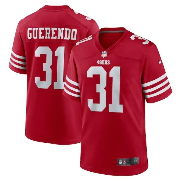 Performance San Francisco 49ers Game Jersey - Premium Scarlet NFL F...