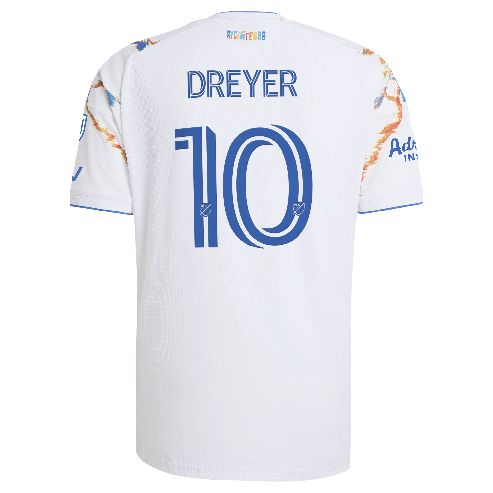 [SJH] Anders Dreyer San Diego FC 2026 Unprecedented Unity Kit On-Field Authentic Patch Jersey - White