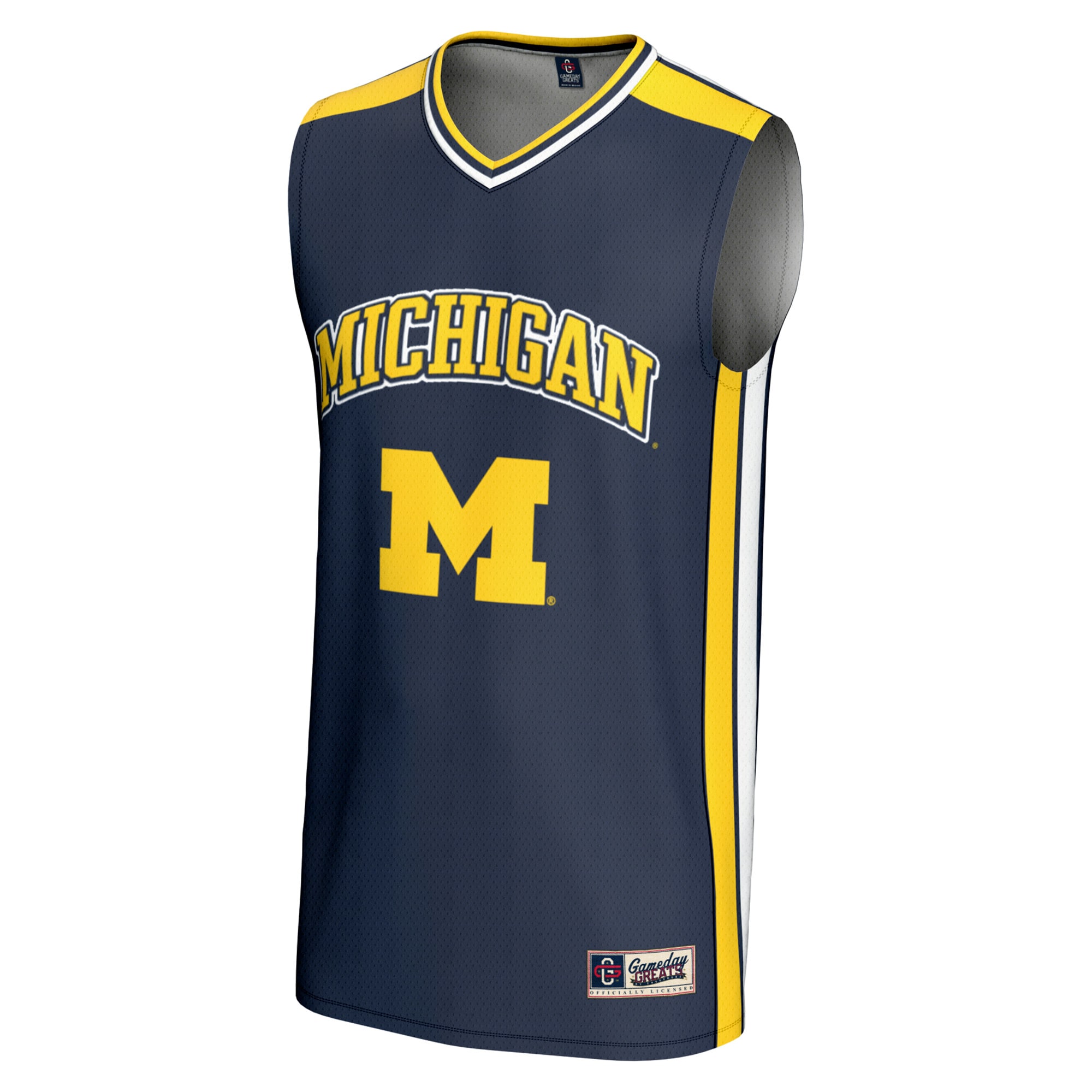 [NJP] Michigan Wolverines GameDay Greats Spirit Basketball Jersey - Navy