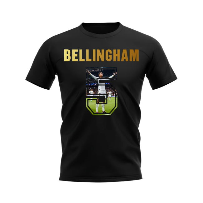 Jude Bellingham Name And Number Real Madrid official style T-Shirt ...