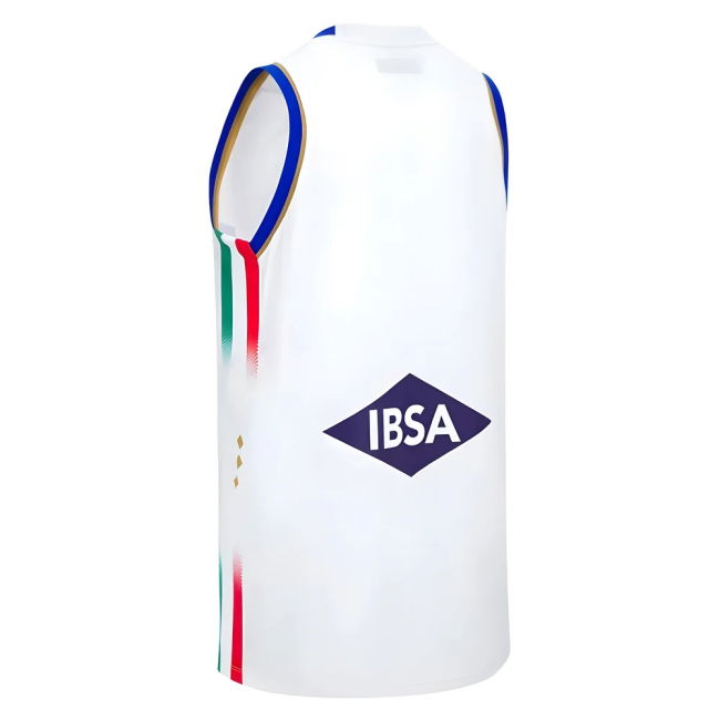 2025-2026 Italy Fip Basketball Home Jersey (White) Quality