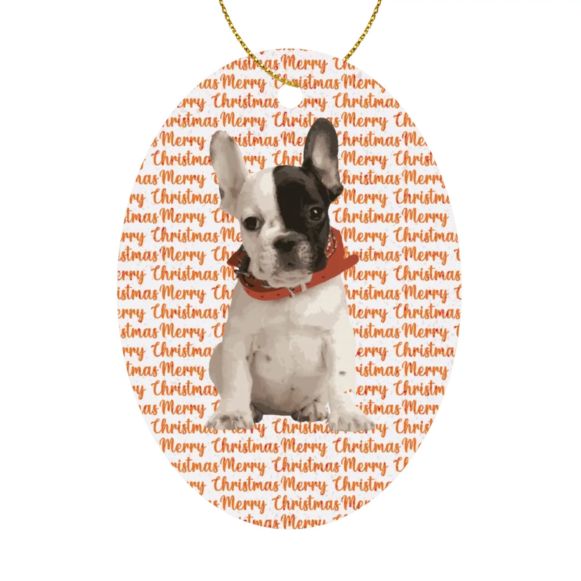 French Bulldog Lover Personalized Ornaments For Frenchie Lovers With