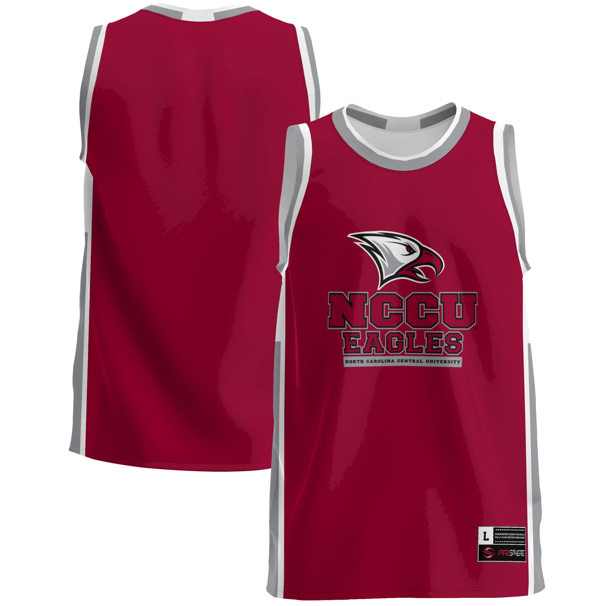 [NJP] North Carolina Central Eagles GameDay Greats Lightweight Basketball Jersey - Maroon