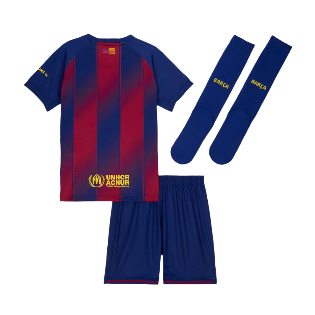 Barcelona Gold) 2025-2026 UCL Home Jersey – Authentic Shirt