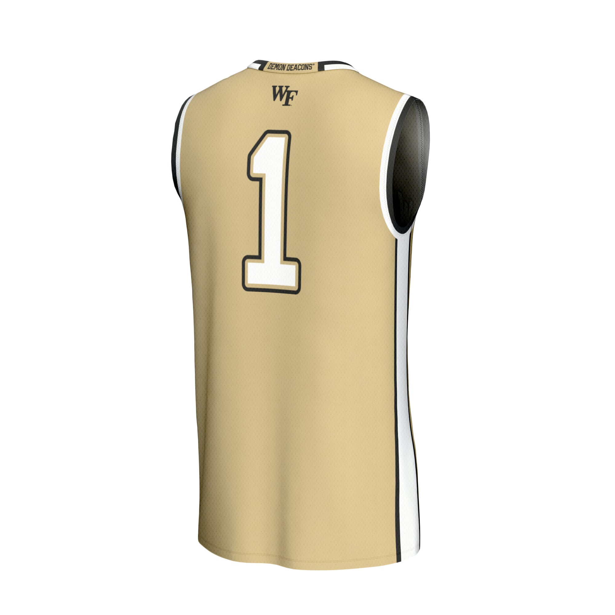 #1 Wake Forest Demon Deacons GameDay Greats Youth Lightweight Basketball Fashion Jersey - Gold
