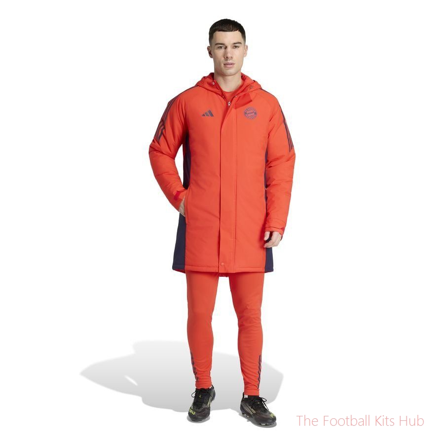 Bayern München Jacket Tiro 25 Parka - Hi-Res Red